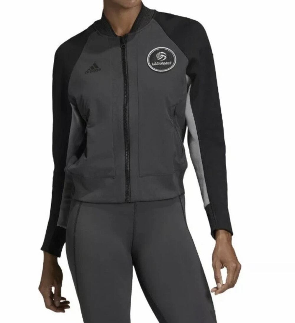 NWT Adidas USA Volleyball Team USA Varsity Full Zip Jacket Women’s Size M FQ2626